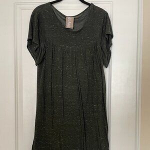 Anthropologie Dolan Left Coast Dress - Green Heather - Petite XS